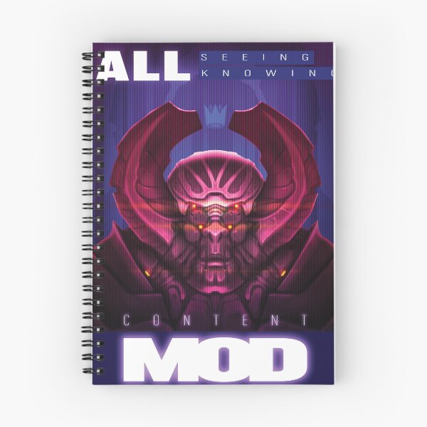 Item preview, "Futuristic Content Moderator" print design designed and sold by neutronboar.