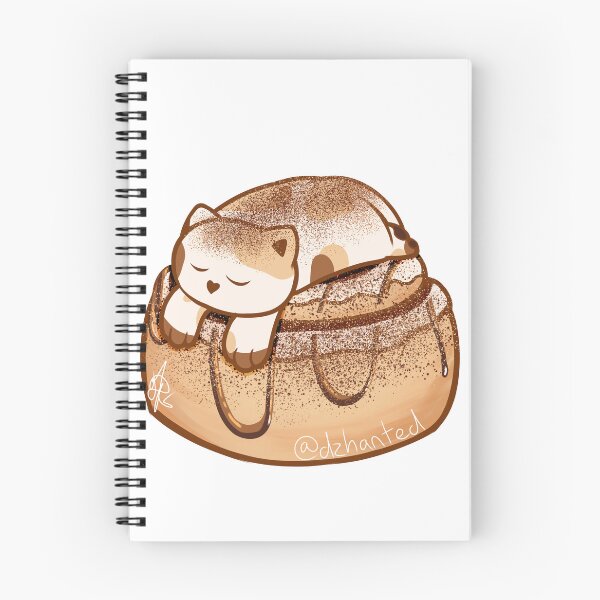 Item preview, Cinnamon Cat on a Cinnamon Roll designed and sold by Dzhart.