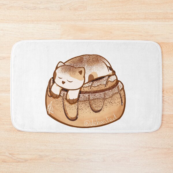 Item preview, Cinnamon Cat on a Cinnamon Roll designed and sold by Dzhart.