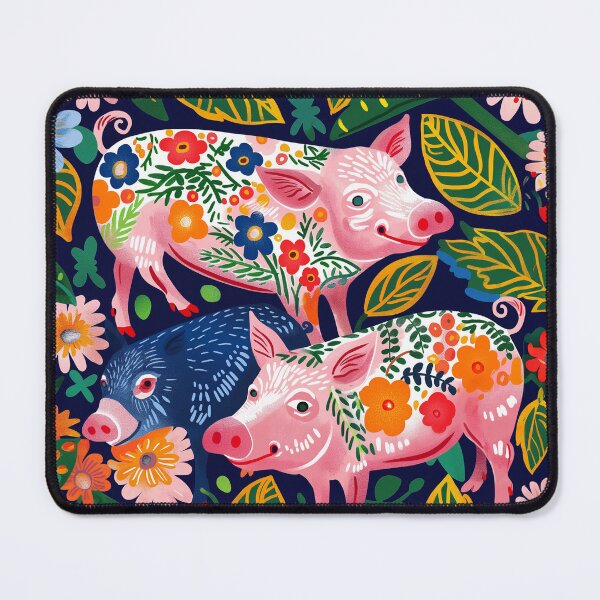 Item preview, Whimsical Jungle Pigs designed and sold by nshaltiel.