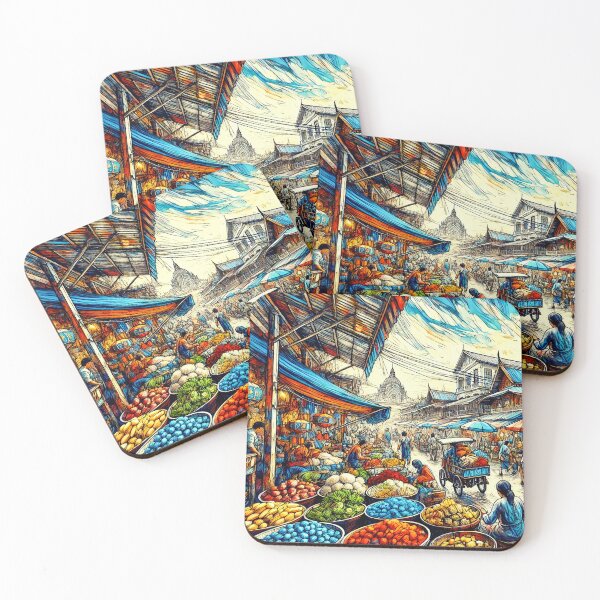 Item preview, Meet the unique charm of Thai markets. designed and sold by Palati-Watt.