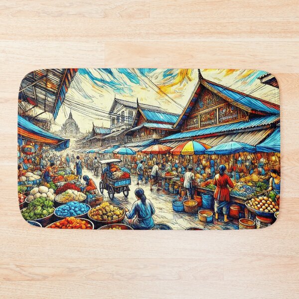 Item preview, Meet the unique charm of Thai markets. designed and sold by Palati-Watt.
