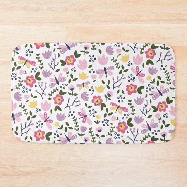 Item preview, Whimsical Dragonflies and Flower Pattern designed and sold by Fern and Quill.