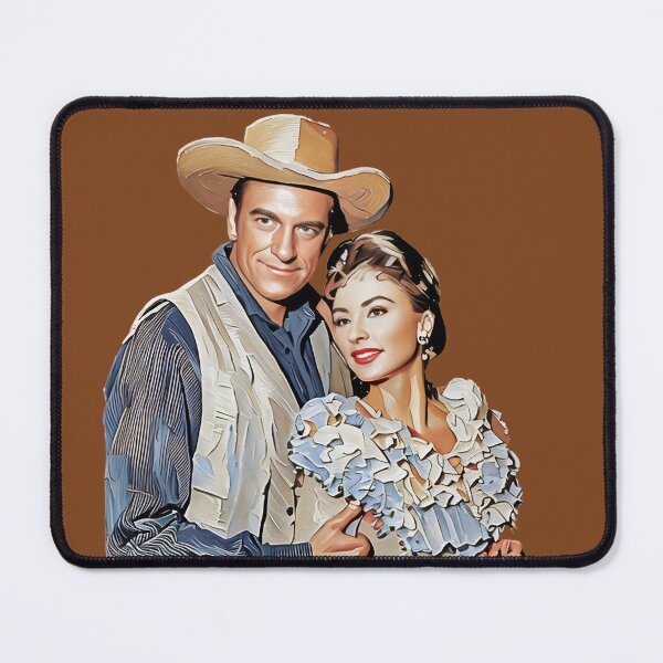 Item preview, Gunsmoke - The Marshal and Miss Kitty - Oil Painting designed and sold by deusrex007.