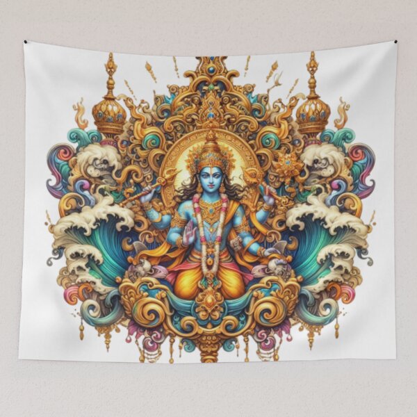 Item preview, Lord Vishnu Krishna designed and sold by piscininha.