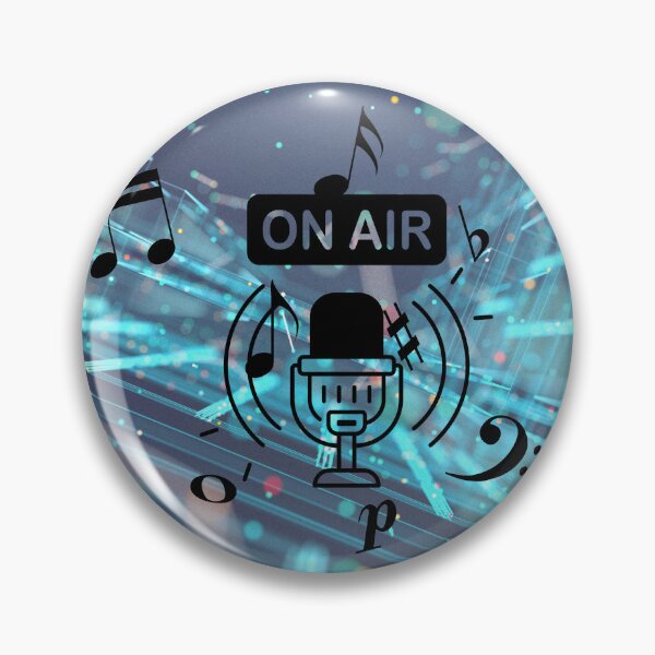 Item preview, Music On Air Everywhere designed and sold by BrightrDayMusicArt.
