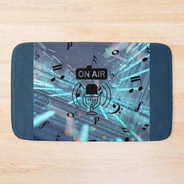Item preview, Music On Air Everywhere designed and sold by BrightrDayMusicArt.
