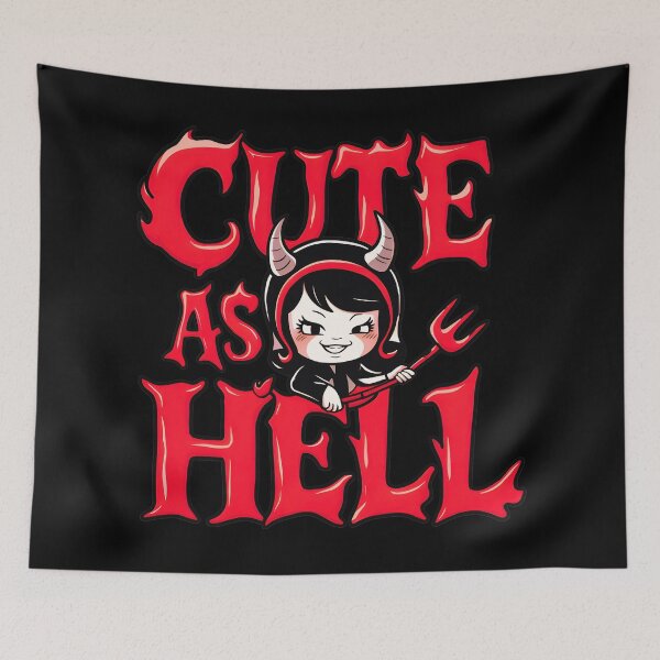 Item preview, Cute as Hell design designed and sold by kateds14.