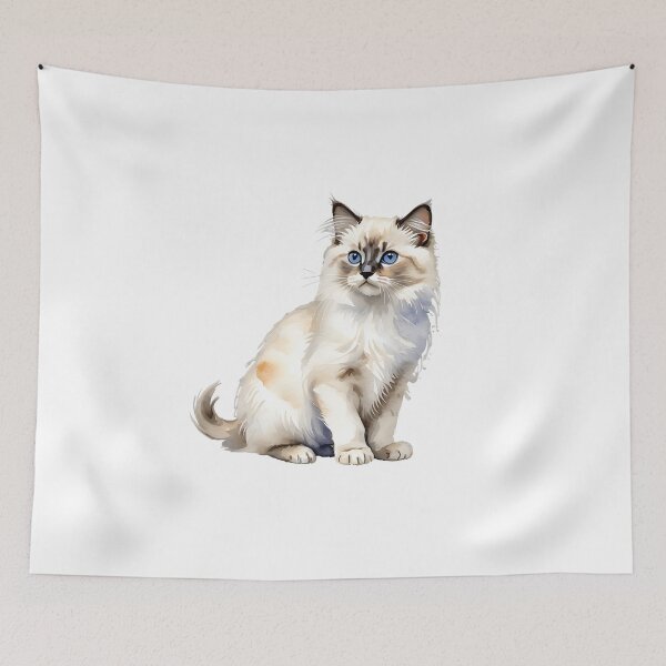 Item preview, Birman Kitten Print designed and sold by tonyartprints.