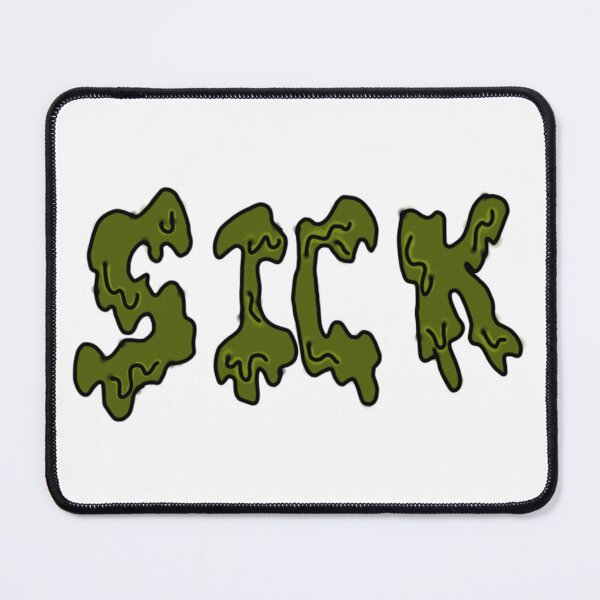 Item preview, Cool green and black word SICK designed and sold by WildebeestSt.