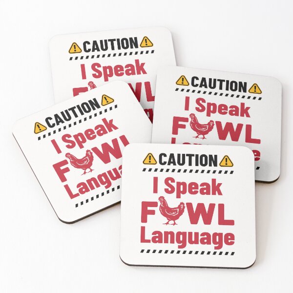 Item preview, Caution I Speak Fowl Language designed and sold by jaygo.