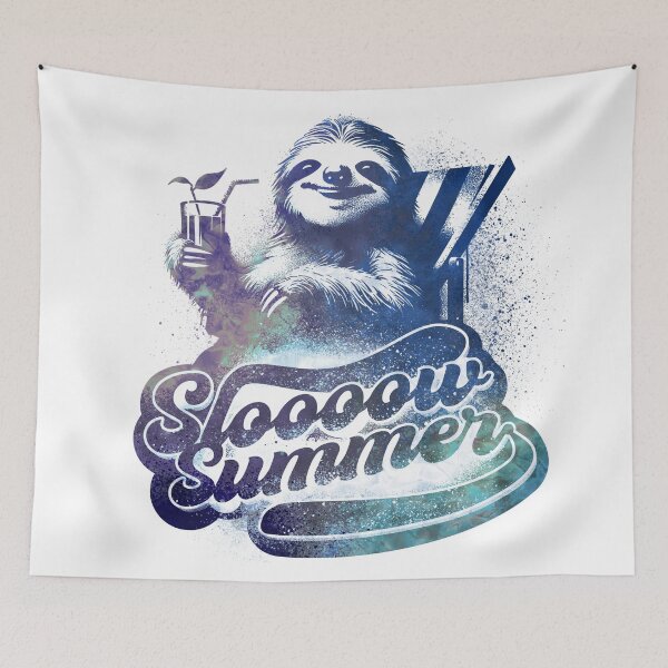 Item preview, Sloth #1 in Denim designed and sold by ArtSea-Bubble.