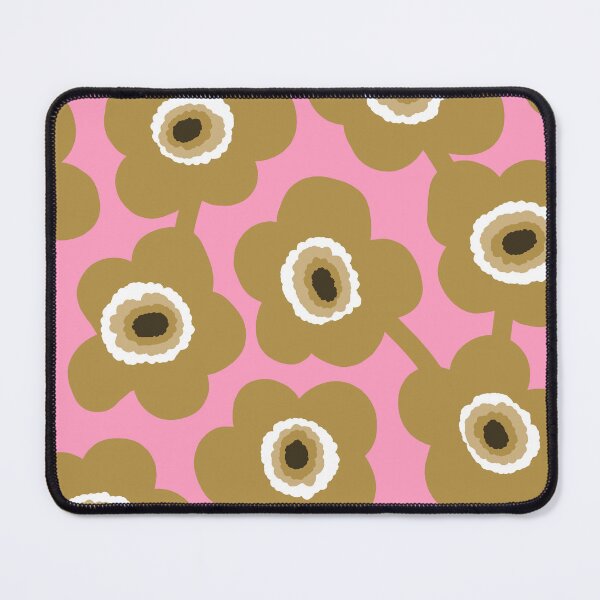Item preview, Iconic Bold Scandinavian flowers in Pink and Metallic Gold designed and sold by Deutschic.