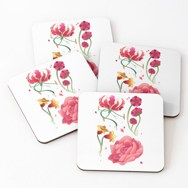 Item preview, Rare Flowers Red Set designed and sold by FistApology.