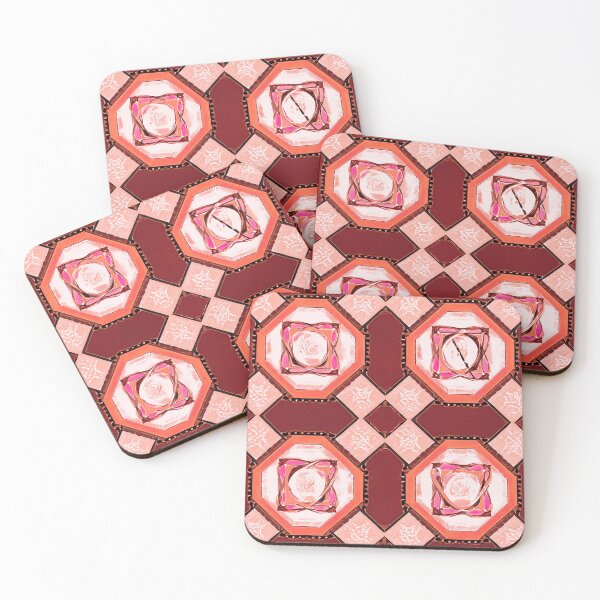 Item preview, Aesthetic  modern tile textile pattern designed and sold by Clara Fruggeri.