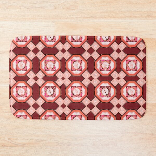 Item preview, Aesthetic  modern tile textile pattern designed and sold by Clara Fruggeri.