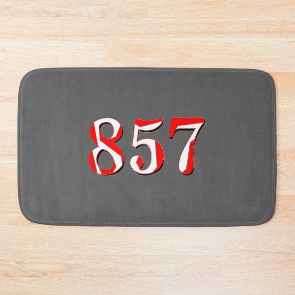 Item preview, number eight hundred and fifty seven digit 857 order sequence team member age designed and sold by 4rpixs.