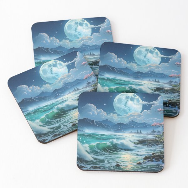 Item preview, Moonlight Sakura Shores designed and sold by aniscapes.