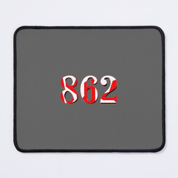 Item preview, number eight hundred and sixty two digit 862 order sequence team member age designed and sold by 4rpixs.