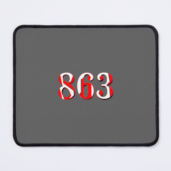 Item preview, number eight hundred and sixty three digit 863 order sequence team member age designed and sold by 4rpixs.