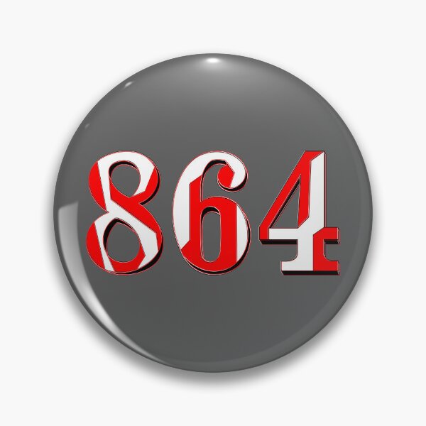 Item preview, number eight hundred and sixty four digit 864 order sequence team member age designed and sold by 4rpixs.