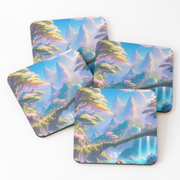 Item preview, Celestial Cascades: The Skyborne Paradise designed and sold by aniscapes.