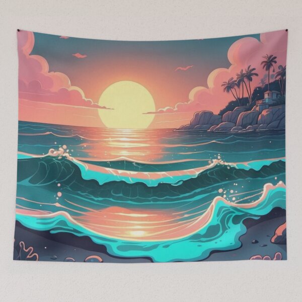 Item preview, sunset hours designed and sold by thetinylili.