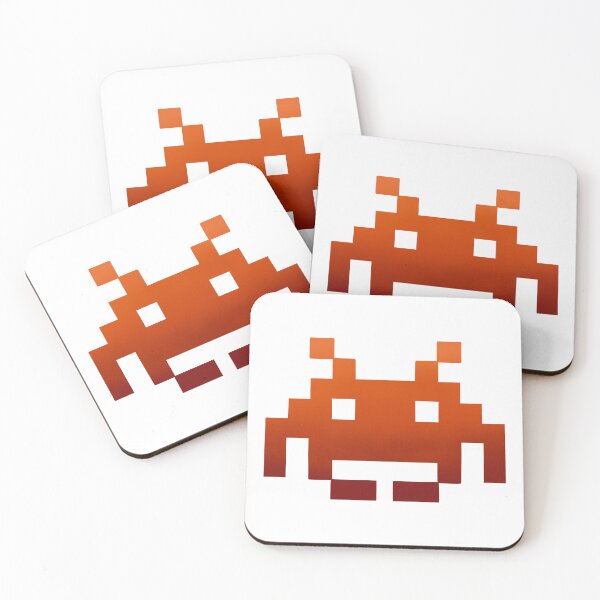 Item preview, Space Invader Alien (Orange) designed and sold by Addore.