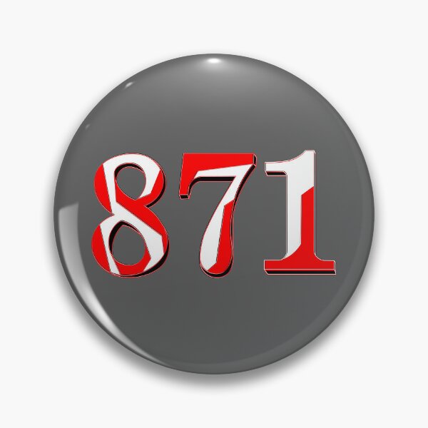 Item preview, number eight hundred and seventy one digit 871 order sequence team member age designed and sold by 4rpixs.