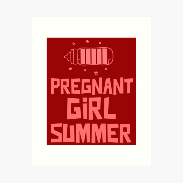 Item preview, Pregnant Girl Summer designed and sold by 87-Aesthetics.