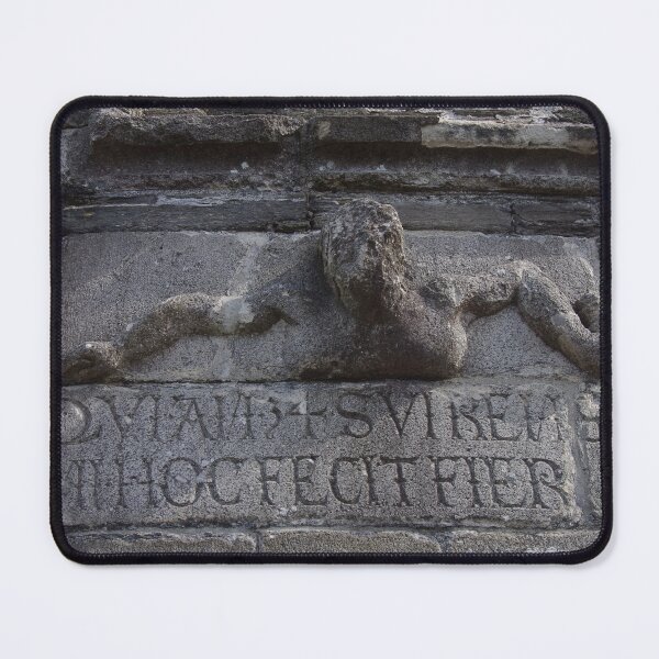 Item preview, Gargoyle And Inscription On Outer Wall - St Mawes Castle, Cornwall designed and sold by lezvee.
