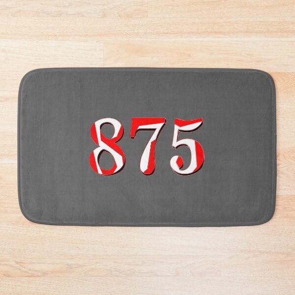 Item preview, number eight hundred and seventy five digit 875 order sequence team member age designed and sold by 4rpixs.