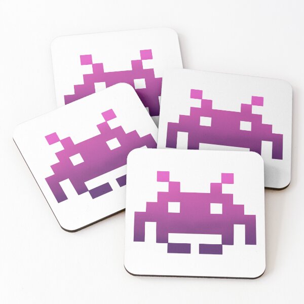 Item preview, Space Invader Alien (Pink) designed and sold by Addore.