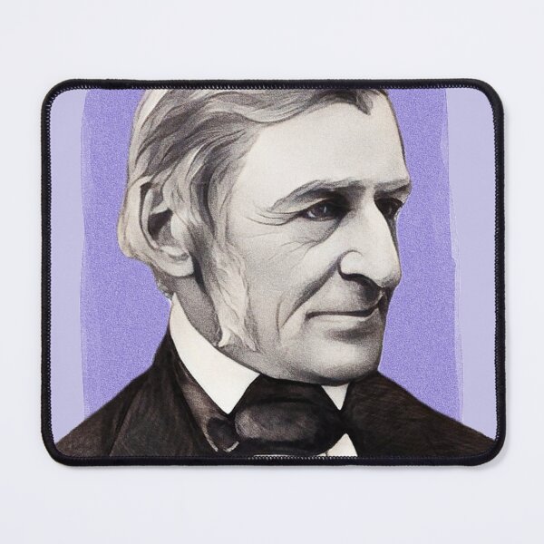 Item preview, American Essayist Ralph Waldo Emerson - Purple - illustration  designed and sold by Litstoy.