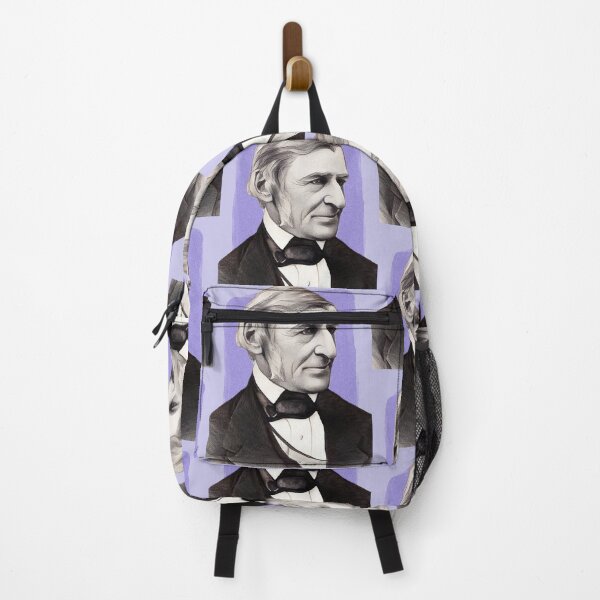 Item preview, American Essayist Ralph Waldo Emerson - Purple - illustration  designed and sold by Litstoy.