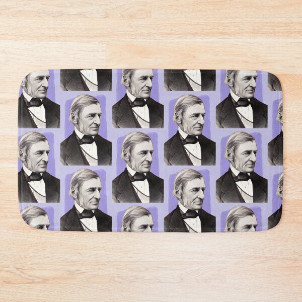 Item preview, American Essayist Ralph Waldo Emerson - Purple - illustration  designed and sold by Litstoy.