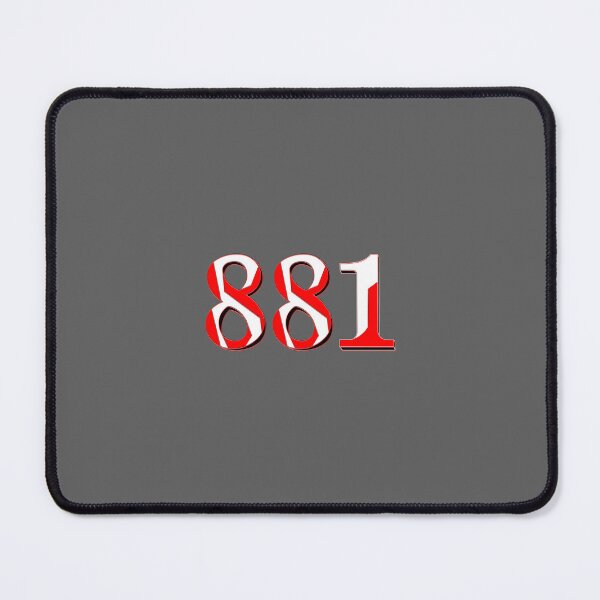 Item preview, number eight hundred and eighty one digit 881 order sequence team member age designed and sold by 4rpixs.