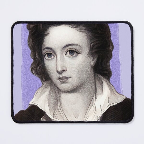 Item preview, British Poet Percy Bysshe Shelley - purple - illustration designed and sold by Litstoy.
