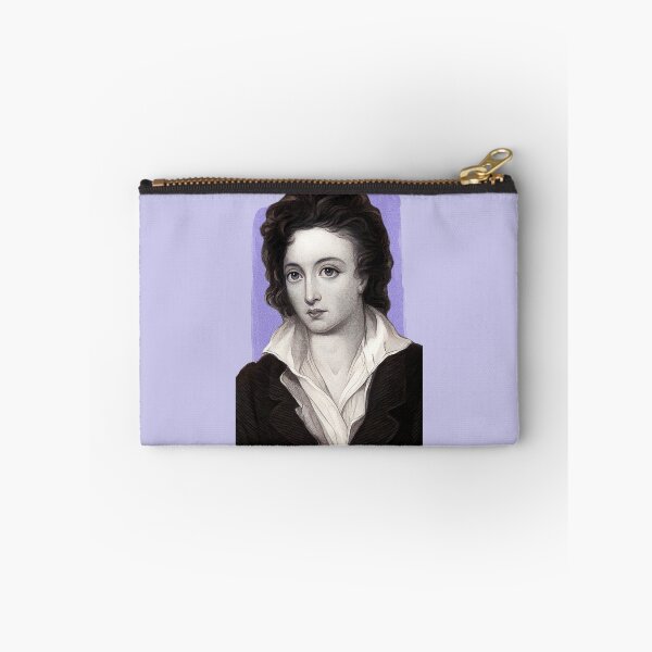 Item preview, British Poet Percy Bysshe Shelley - purple - illustration  designed and sold by Litstoy.