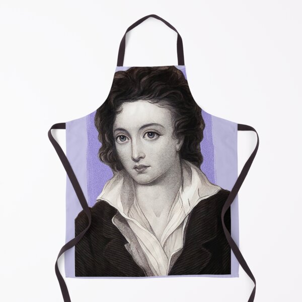 Item preview, British Poet Percy Bysshe Shelley - purple - illustration designed and sold by Litstoy.