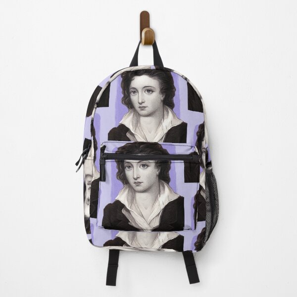 Item preview, British Poet Percy Bysshe Shelley - purple - illustration designed and sold by Litstoy.