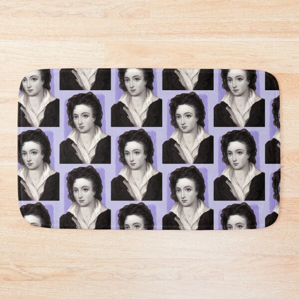 Item preview, British Poet Percy Bysshe Shelley - purple - illustration  designed and sold by Litstoy.