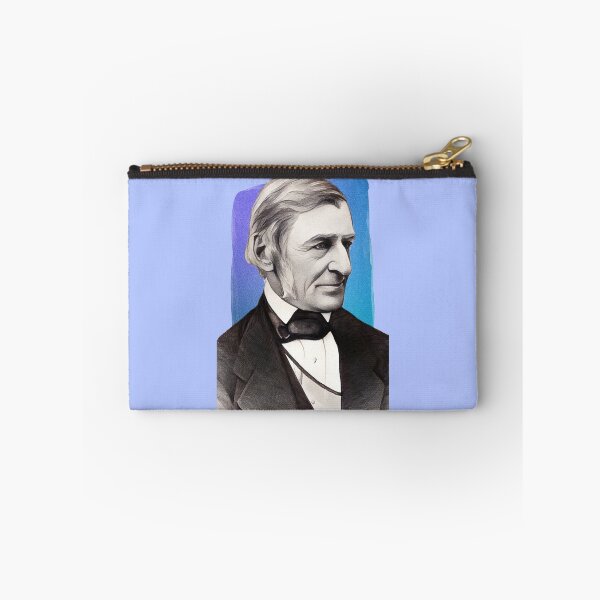 Item preview, English Essayist Ralph Waldo Emerson - blue - illustration  designed and sold by Litstoy.