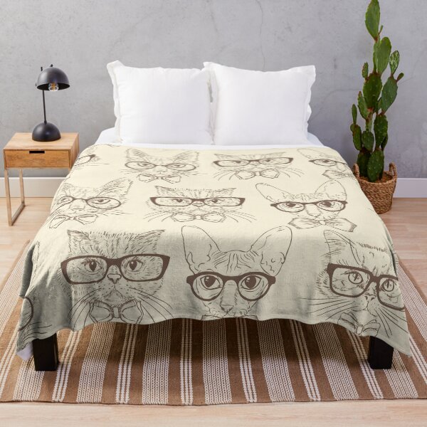 Item preview, Hand Drawing Cat Pattern designed and sold by UrbanCult-Store.