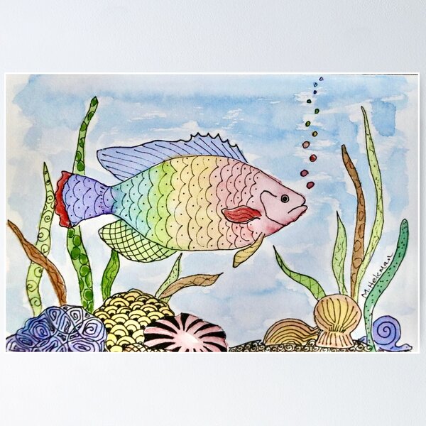 Sea Rainbow Z Poster