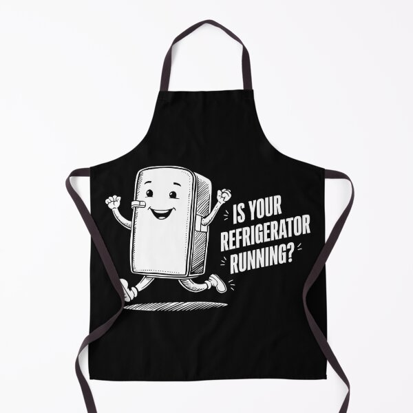 Item preview, Is Your Refrigerator Running t-shirt, Funny Cartoon designed and sold by SlocifieShop.
