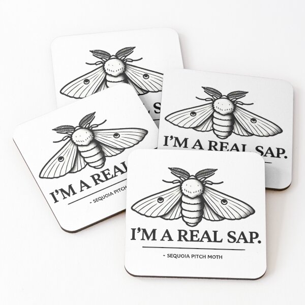 Item preview, I'm Real Sap - Funny Moth designed and sold by Blink Art Studio.