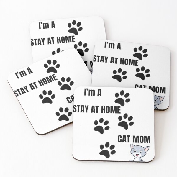 Item preview, "Proud Stay-at-Home Cat Mom: Feline Love and Care" designed and sold by Mrpalaad.