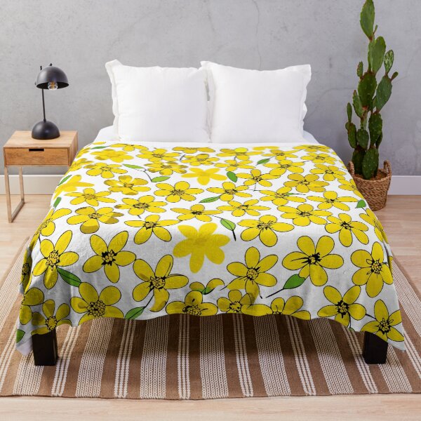 Item preview, Yellow Floral Pattern Seamless Spring Design Illustration designed and sold by Rostislav Bouda.