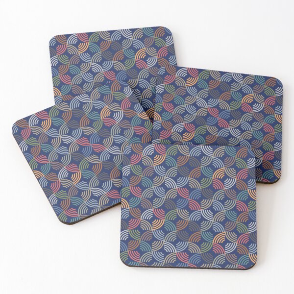 Item preview, Colorful Curved Lines Pattern designed and sold by ViYa1.